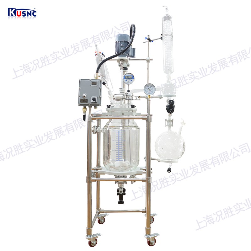 50L防爆玻璃反應(yīng)釜正面