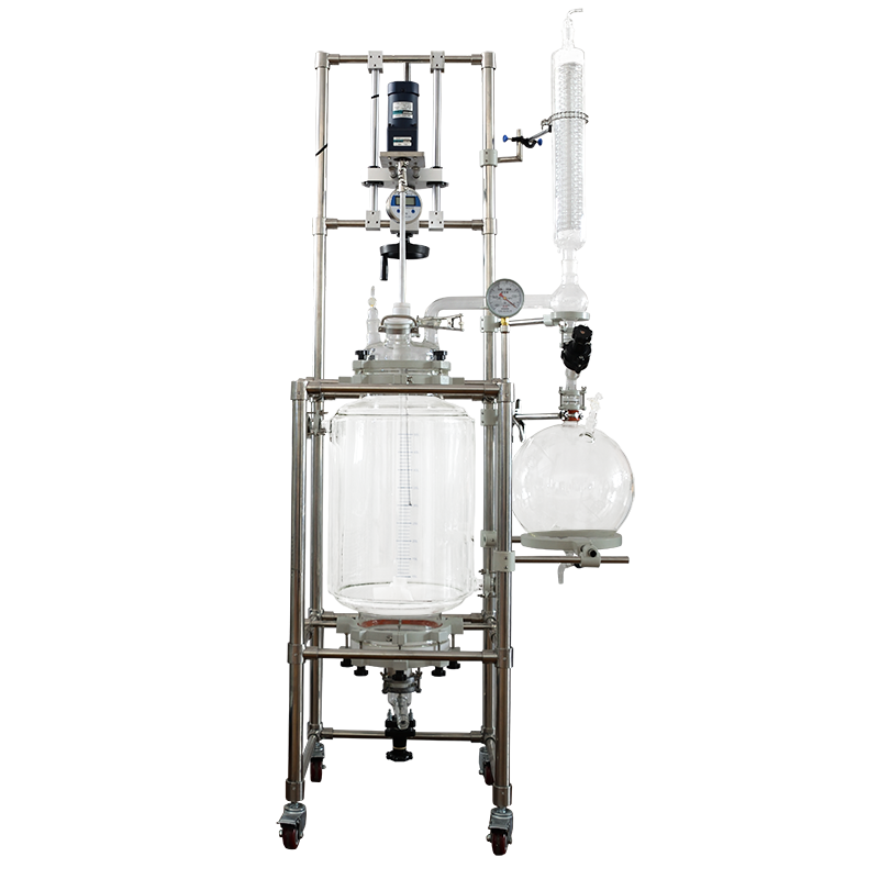 50L單層玻璃反應(yīng)釜