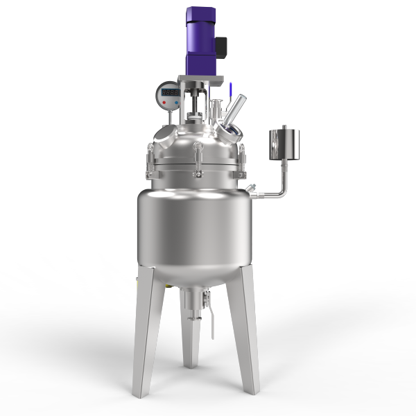 定制型不銹鋼反應釜3D展示圖